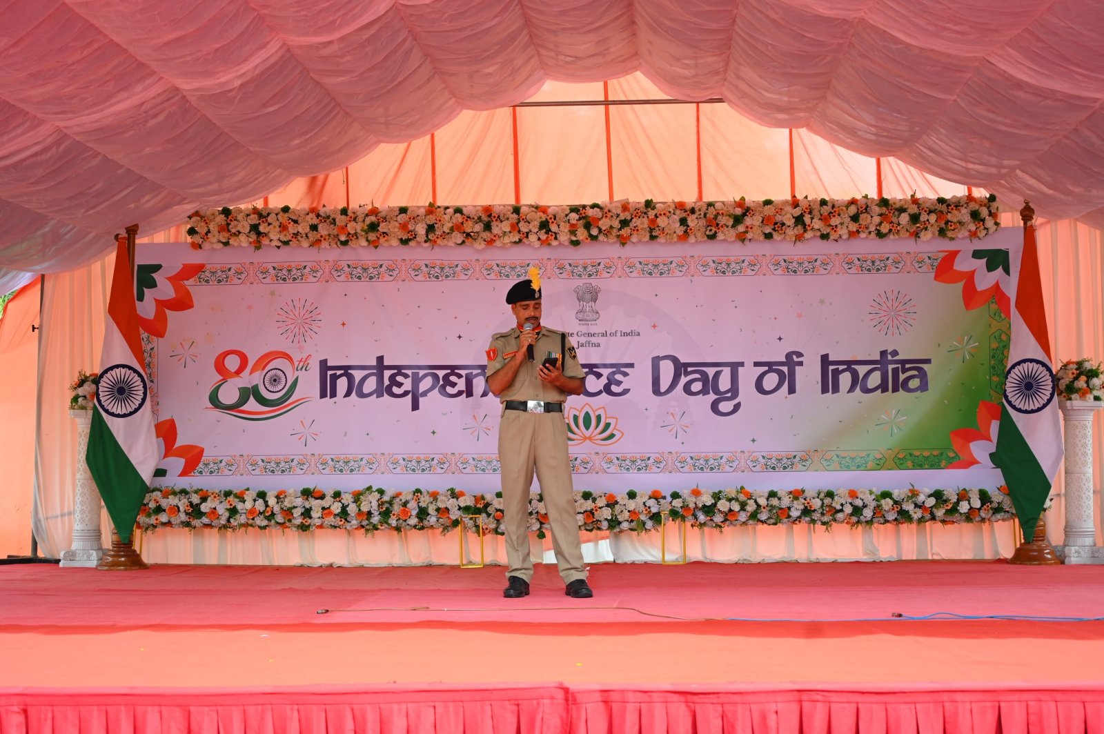 80th Independence Day Flag Hoisting Ceremony at India House on 15 August 2026