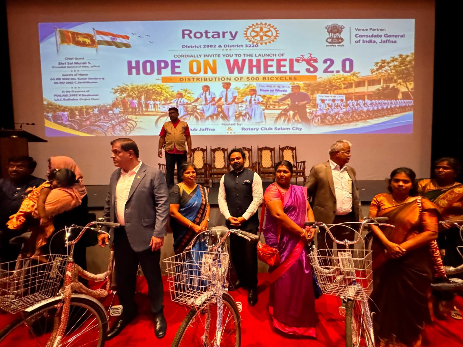 Launch of the 'Hope on Wheels 2.0' initiative by Rotary Club at JTCC .