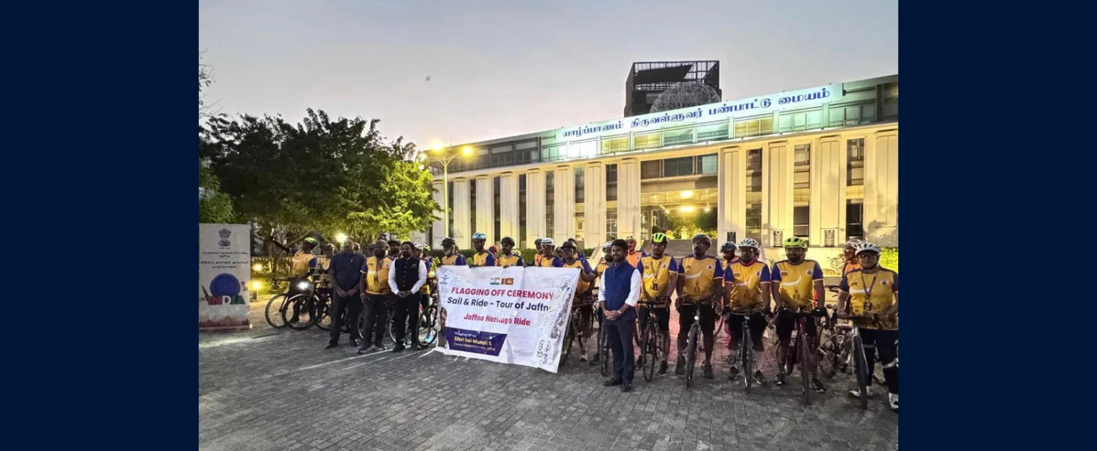 Consul General Shri Sai Murali S. flagged off the inaugural 20km 
