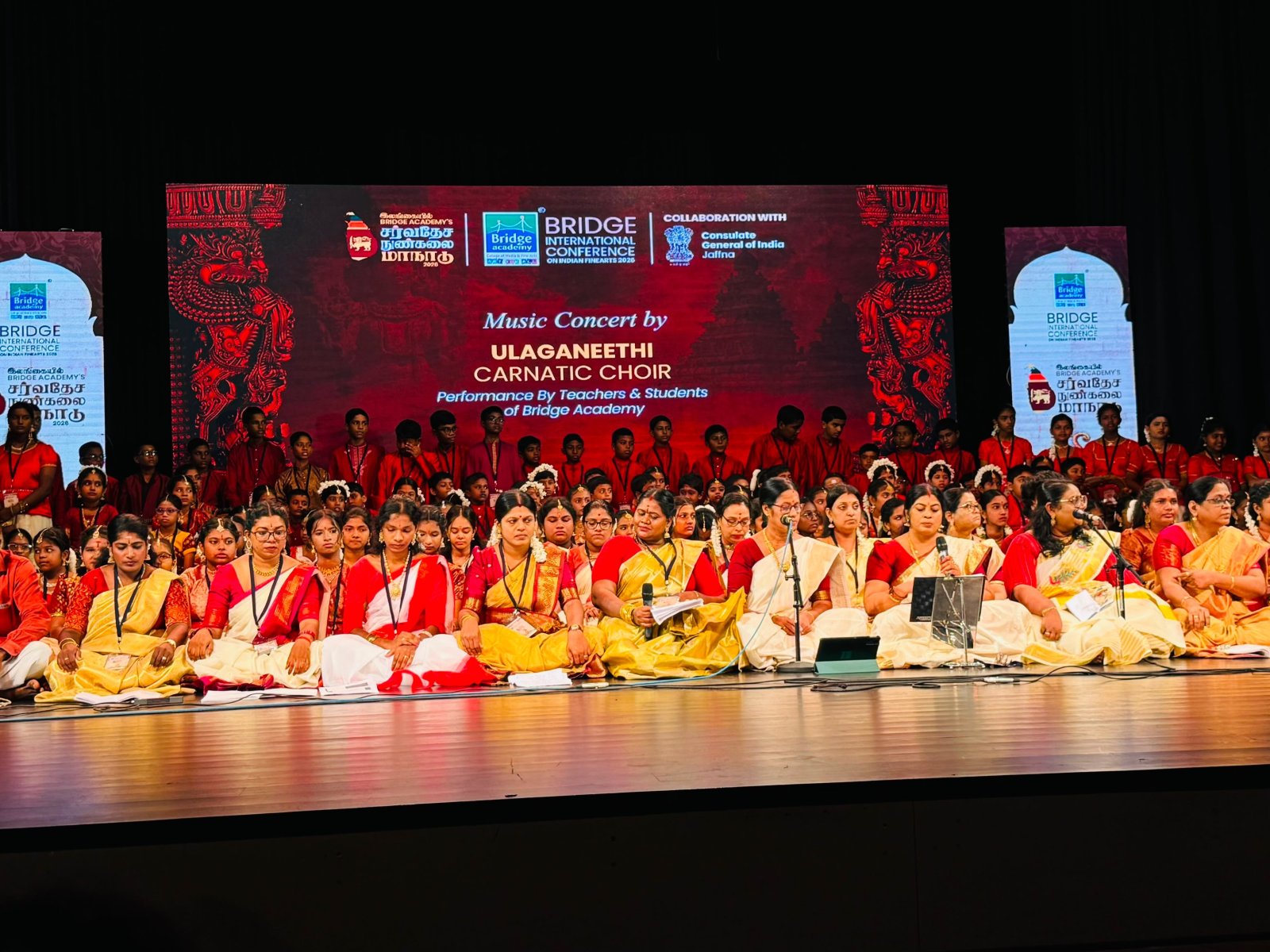 Consul General Shri Sai Murali S. attended the Kalai Sangamam organized by Bridge Academy, in association with CGI Jaffna, at JTCC