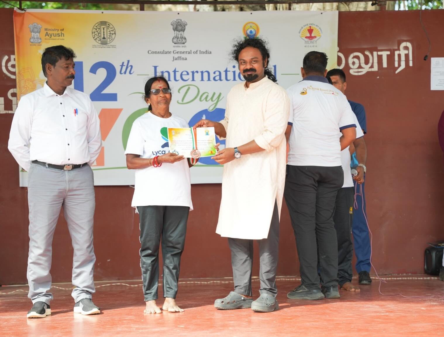 Yoga Session at Puthukkudiyiruppu Central College, Mullaithivu