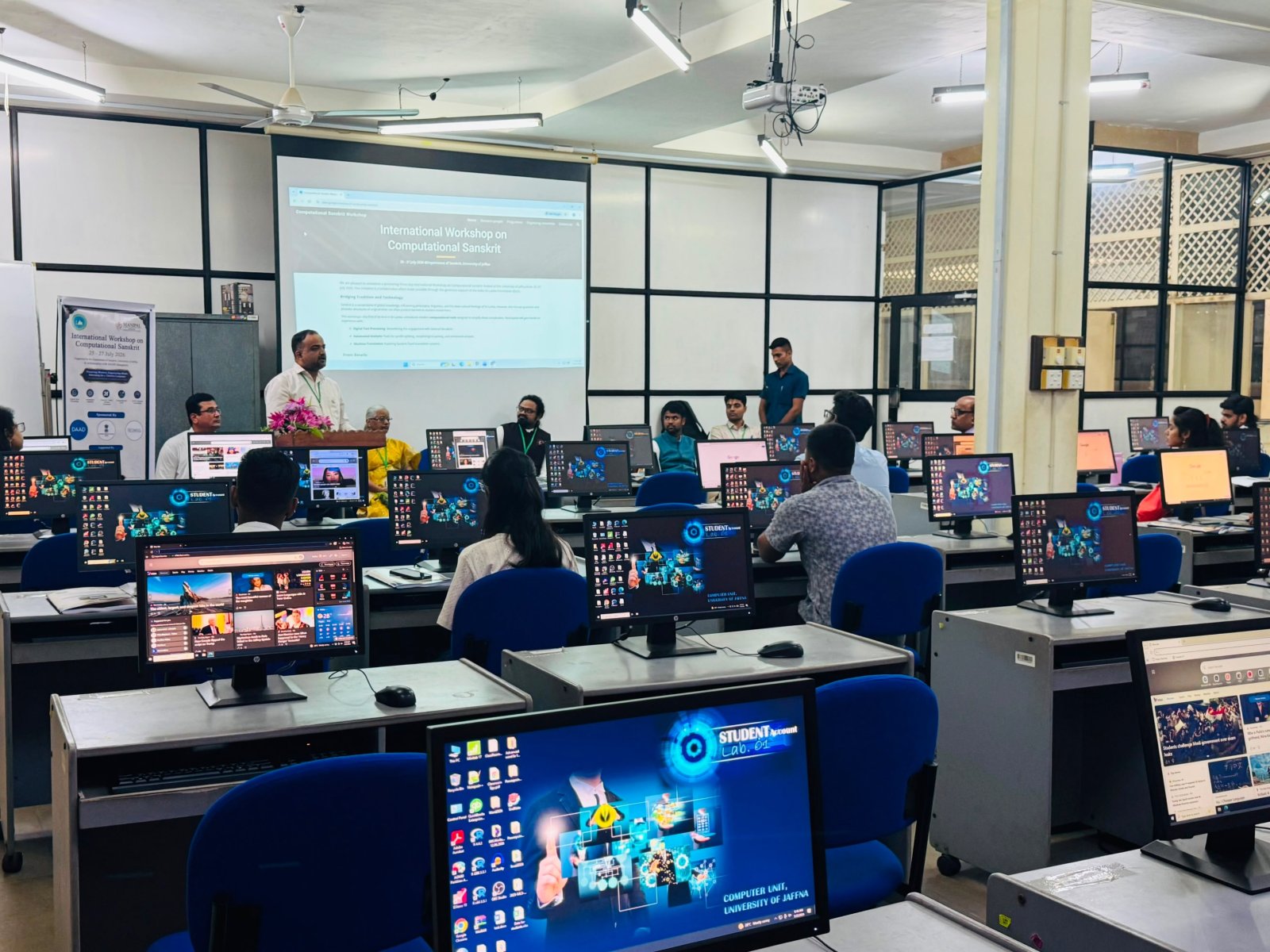 Consul General Shri Sai Murali S. inaugurated the 'International Workshop on Computational Sanskrit' at University of Jaffna .