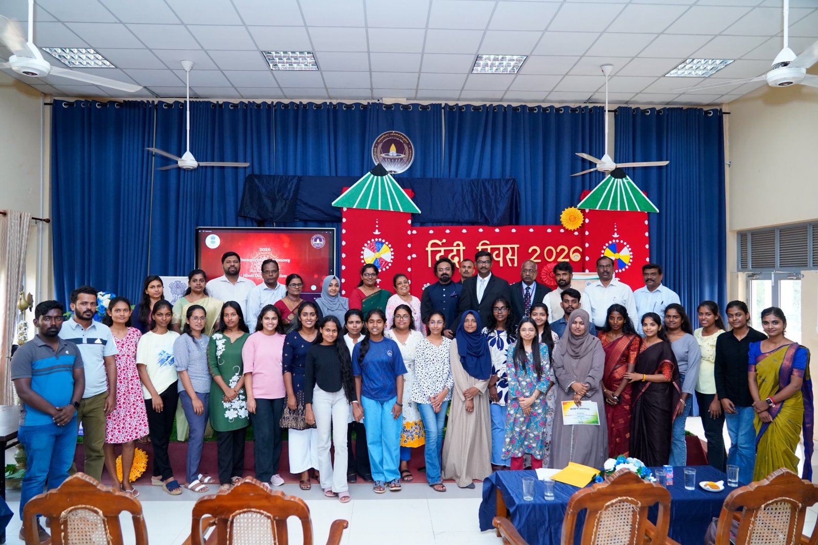Hindi Diwas celebrations organized by CGI Jaffna at University of Vavuniya