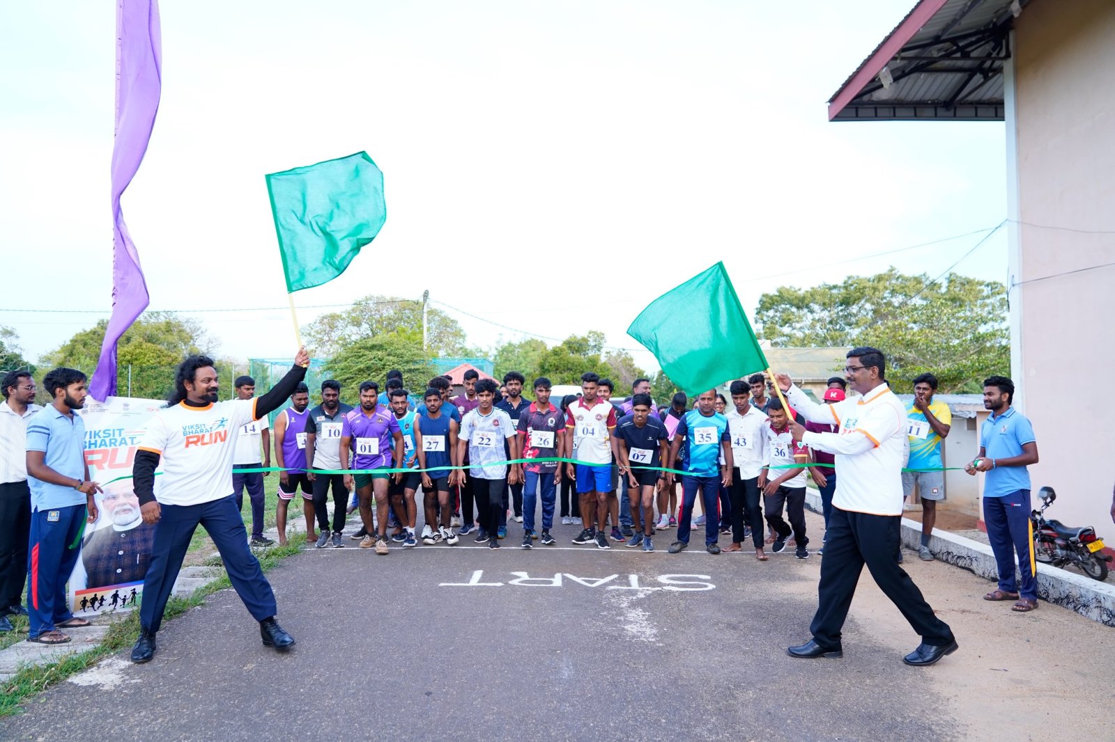 CGI Jaffna organized Viksit Bharat Run at University of Vavuniya