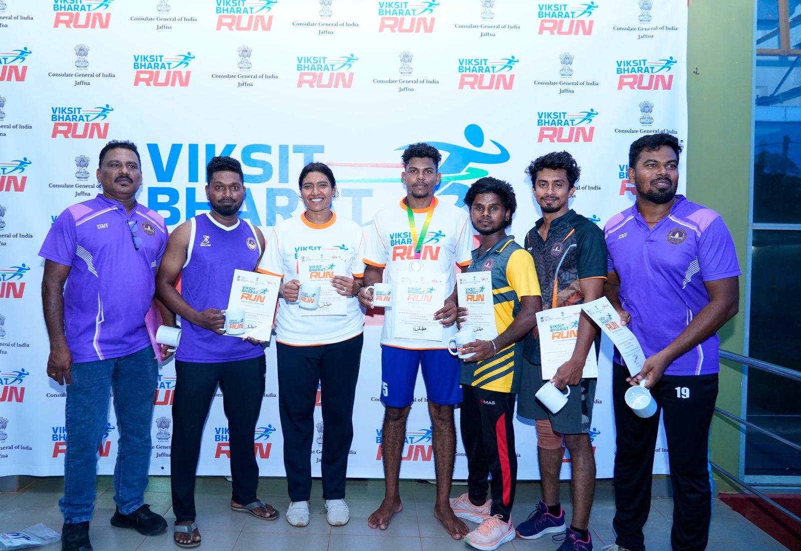 CGI Jaffna organized Viksit Bharat Run at University of Vavuniya