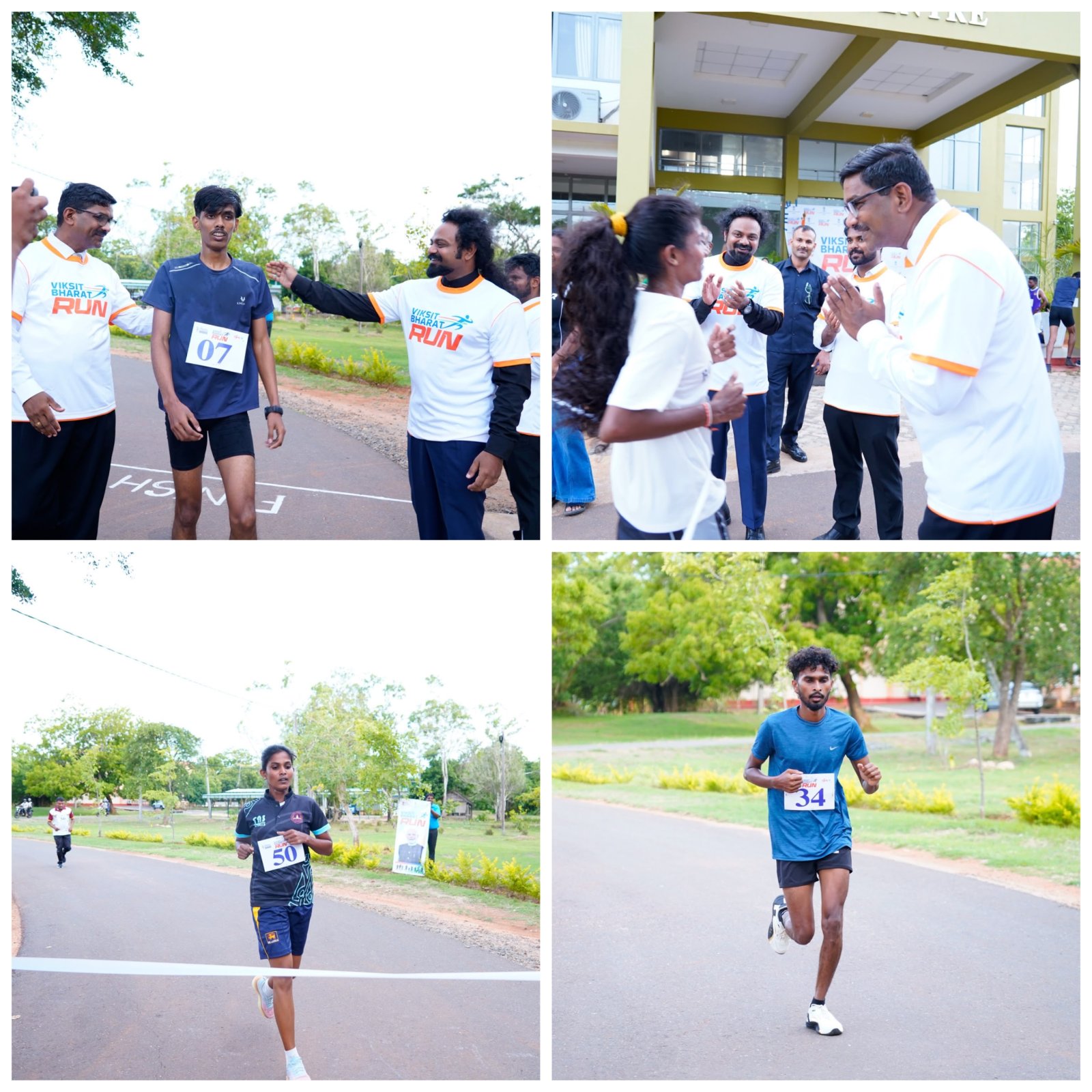 CGI Jaffna organized Viksit Bharat Run at University of Vavuniya