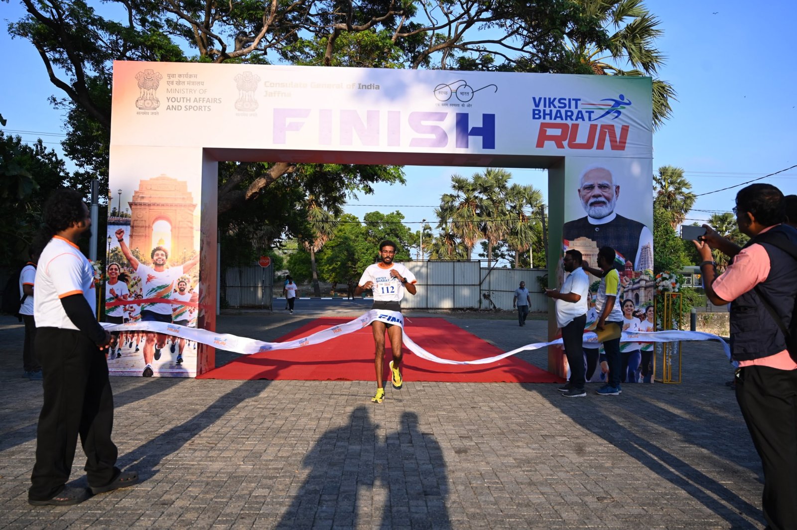 CGI Jaffna organized Viksit Bharat Run 2026 at Jaffna Thiruvalluvar Cultural Centre