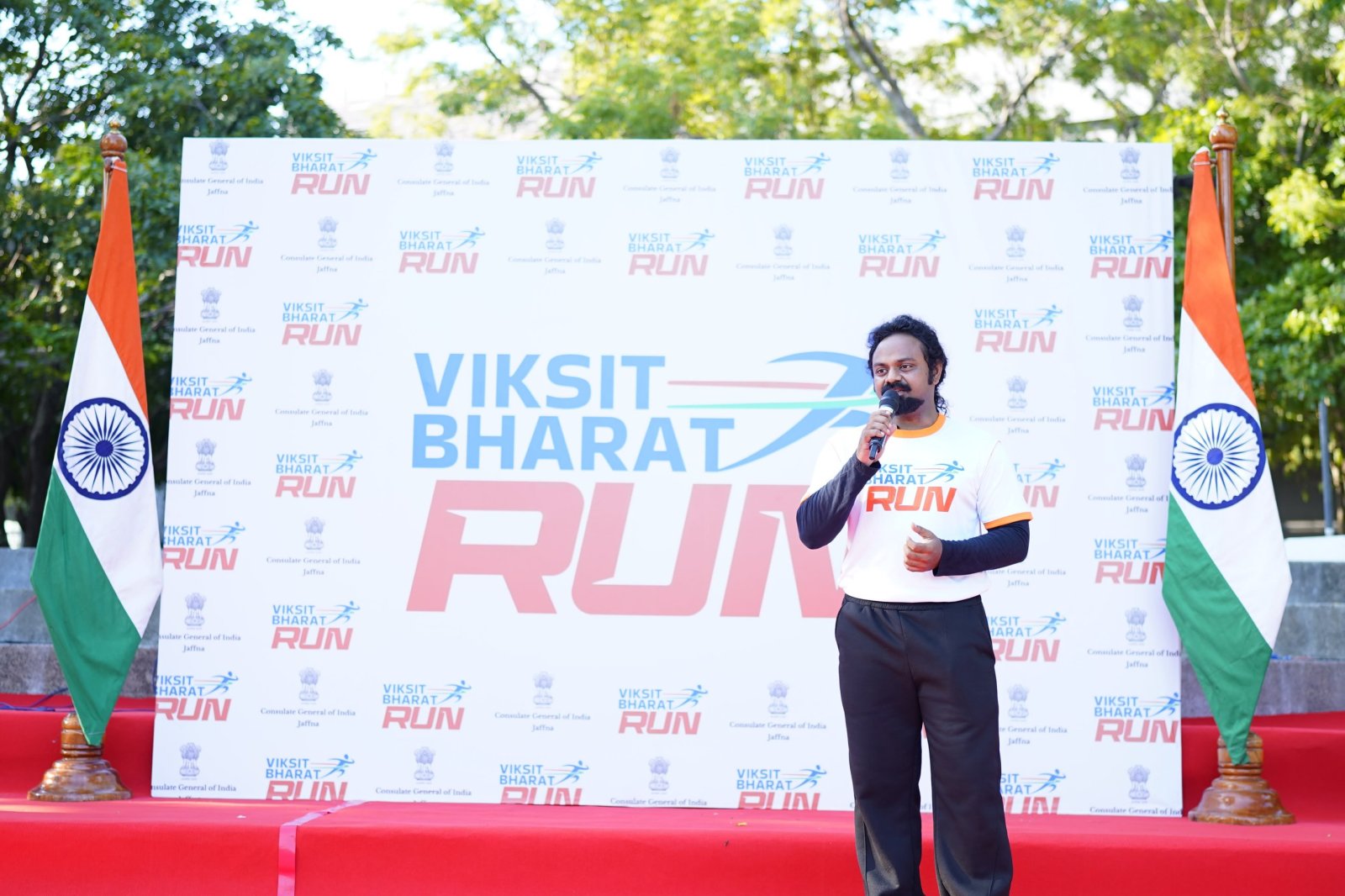 CGI Jaffna organized Viksit Bharat Run 2026 at Jaffna Thiruvalluvar Cultural Centre