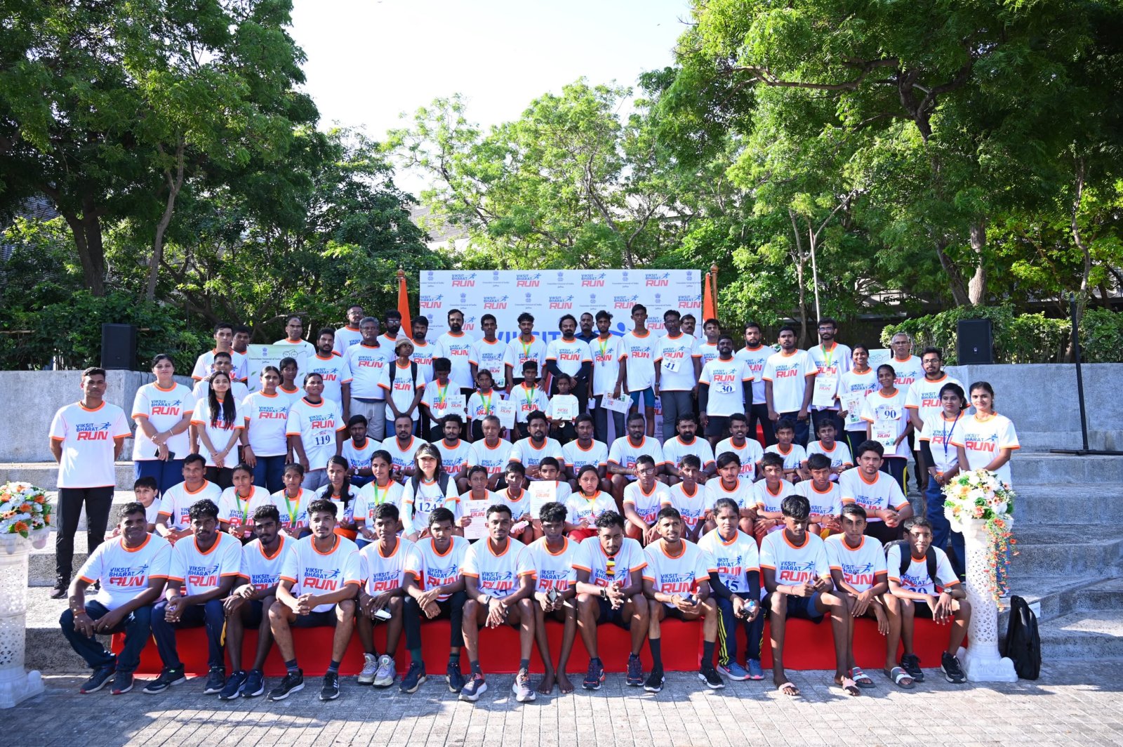 CGI Jaffna organized Viksit Bharat Run 2026 at Jaffna Thiruvalluvar Cultural Centre