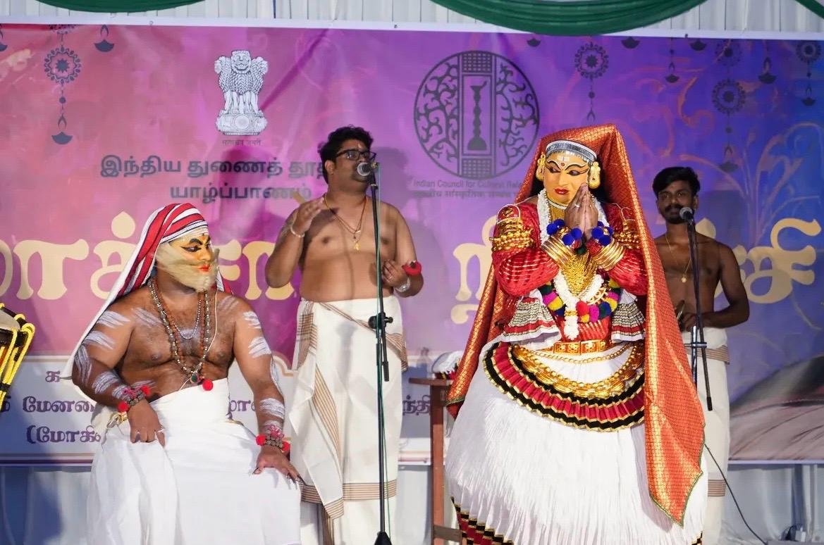 Celebration of Bharat Week at Chavakachcheri, organised by CGI Jaffna in collaboration with ICCR