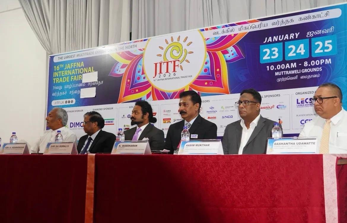 Consul General Shri Sai Murali S. inaugurated the 16th Jaffna International Trade Fair at the Muttaweli Grounds, Jaffna