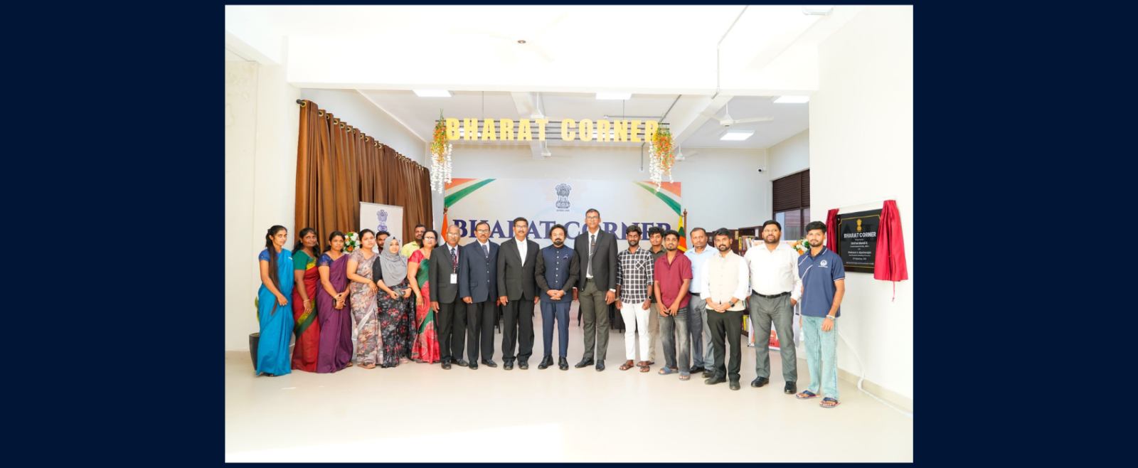 Inauguration of Bharat Corner by Consul General Shri Sai Murali S. at University of Vavuniya