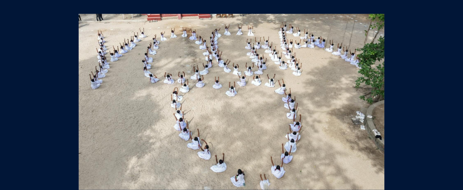 Yoga Session at Puthukkudiyiruppu Central College, Mullaithivu