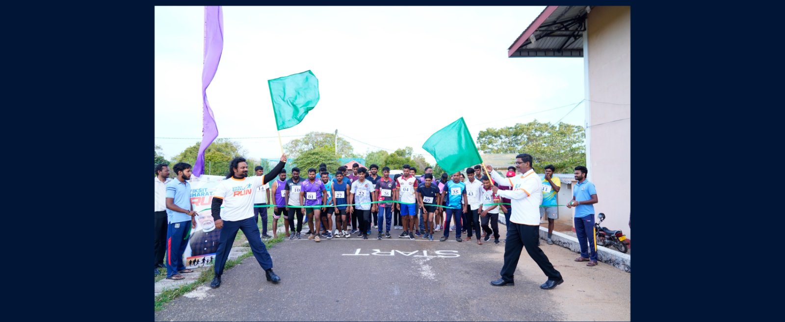 CGI Jaffna organized Viksit Bharat Run at University of Vavuniya