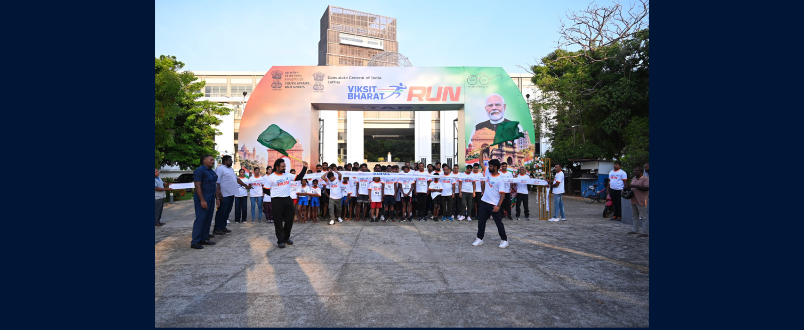 CGI Jaffna organized Viksit Bharat Run 2026 at Jaffna Thiruvalluvar Cultural Centre