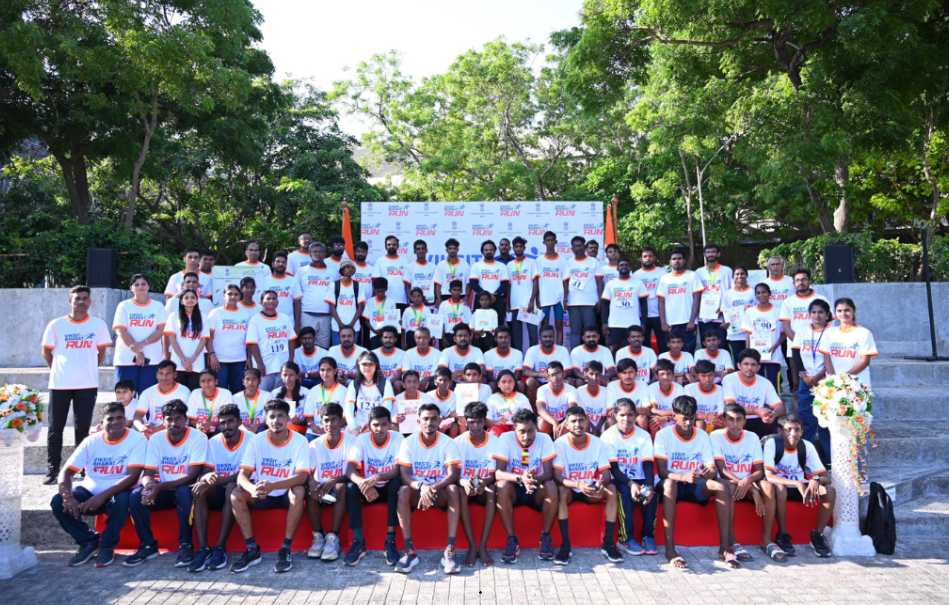 CGI Jaffna organized Viksit Bharat Run 2026 at Jaffna Thiruvalluvar Cultural Centre
