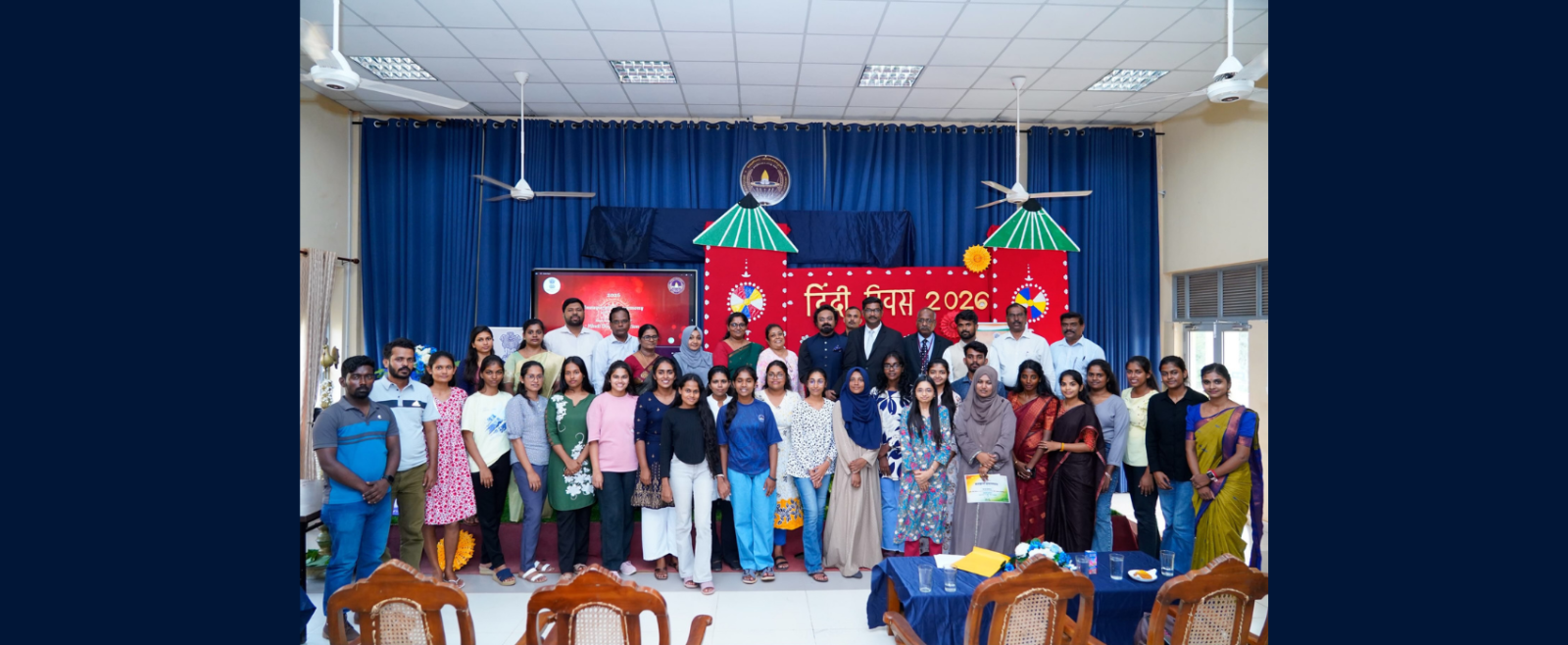 Hindi Diwas celebrations organized by CGI Jaffna at University of Vavuniya