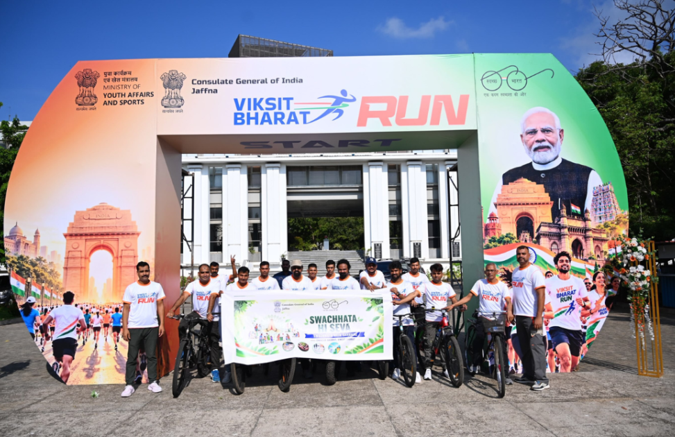 As part of Sewa Pakhwada 2026, a cycle rally was organized by CGI Jaffna to commemorate the 157th Birth Anniversary of Mahatma Gandhi