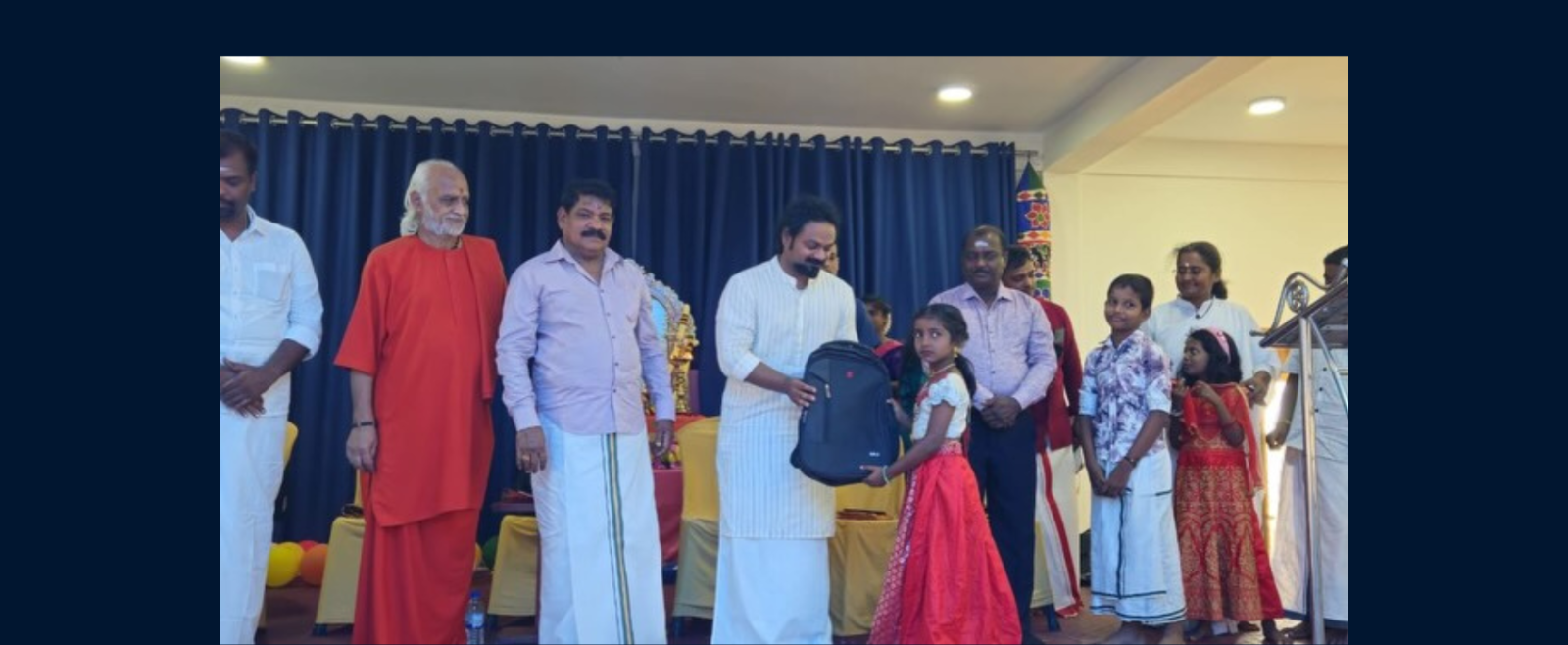 'Consul General Shri Sai Murali S. attended the inauguration of the Mata Amrita Foundation in Vavuniya